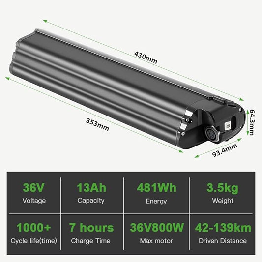 BATTERY 36V 17AH