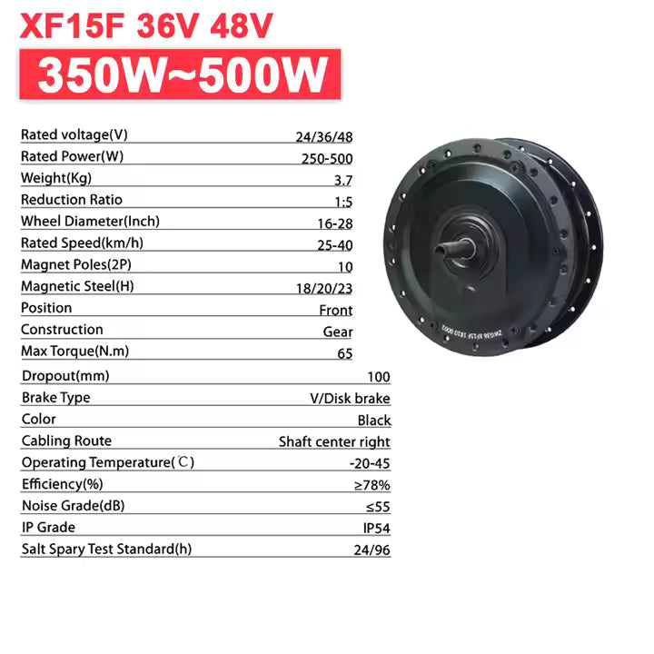 MOTOR ONLY WITHOUT HUB 500W 6131