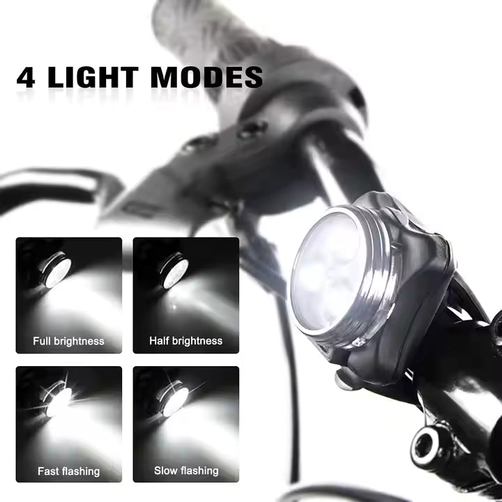 RECHARGABLE ROUND WHITE OR RED 3 LED LIGHT