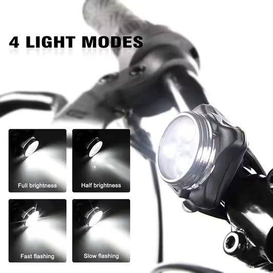 RECHARGABLE ROUND WHITE OR RED 3 LED LIGHT