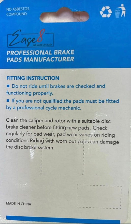 BRAKE PAD- OXFORD SERVICE