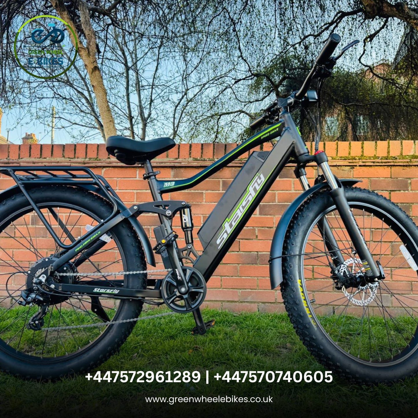 STARSFLY 6131 Full Suspension Electric Bike 48V 25Ah